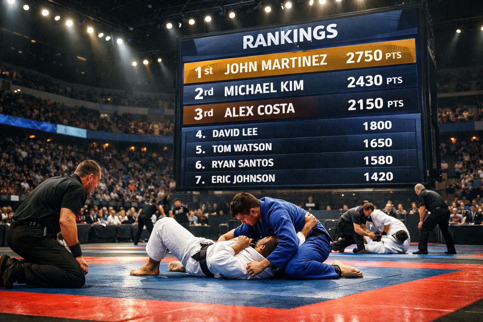 ranking artes marciales wamai puntos competicion internacional