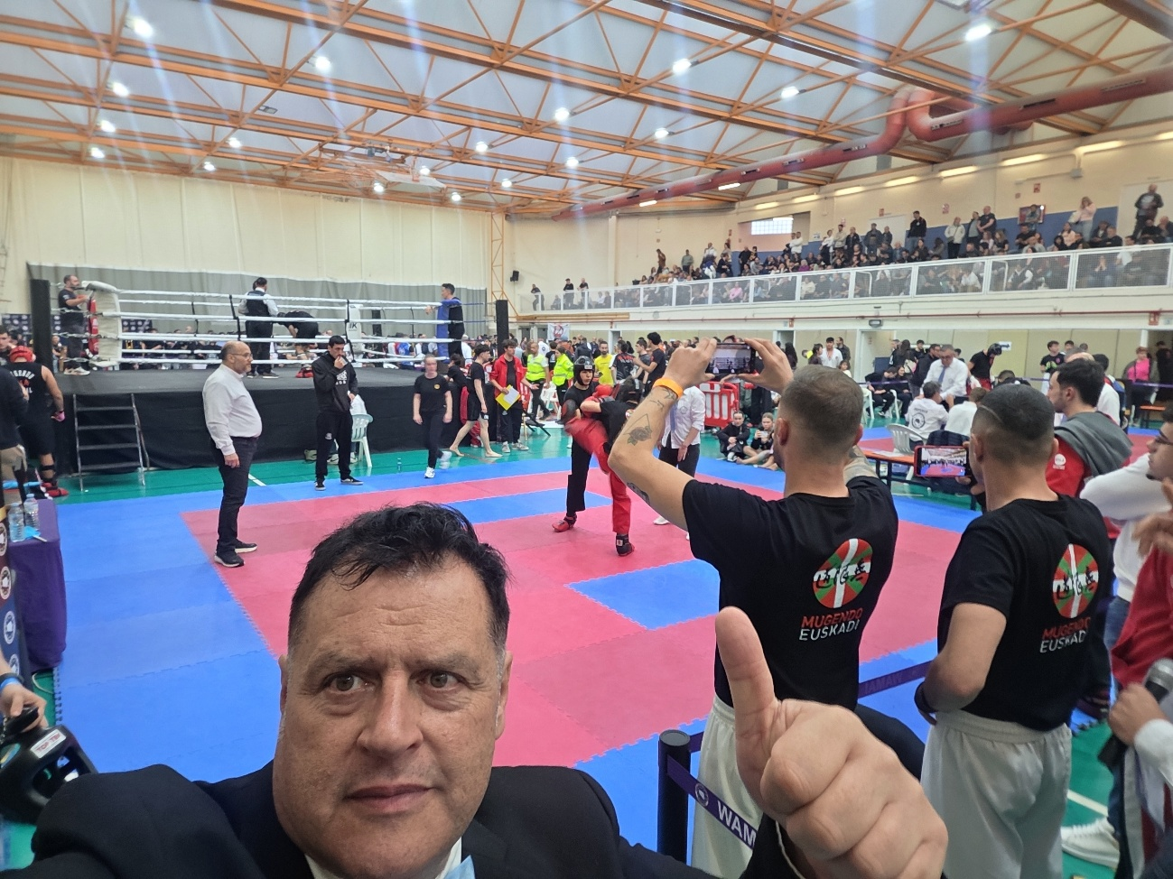 Ricardo Gress en una selfie del Campeonato Ricardo Gress en una selfie del Campeonato