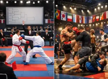 campeonatos federativos vs wamai artes marciales diferencias