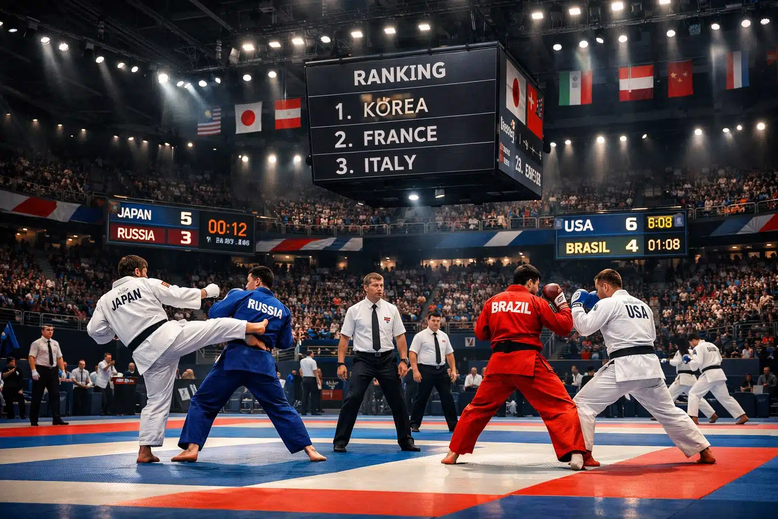 liga artes marciales WAMAI ranking competición internacional